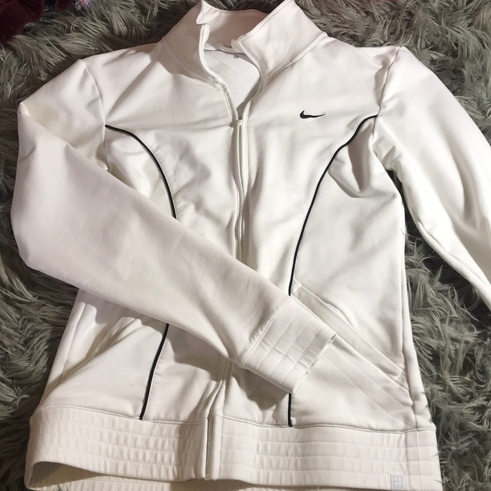 white nike jacket